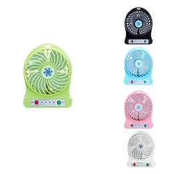 Portable Rechargeable Mini Fan Air Cooler Mini Desk Fan USB Cooling Rechargeable Handheld Fans