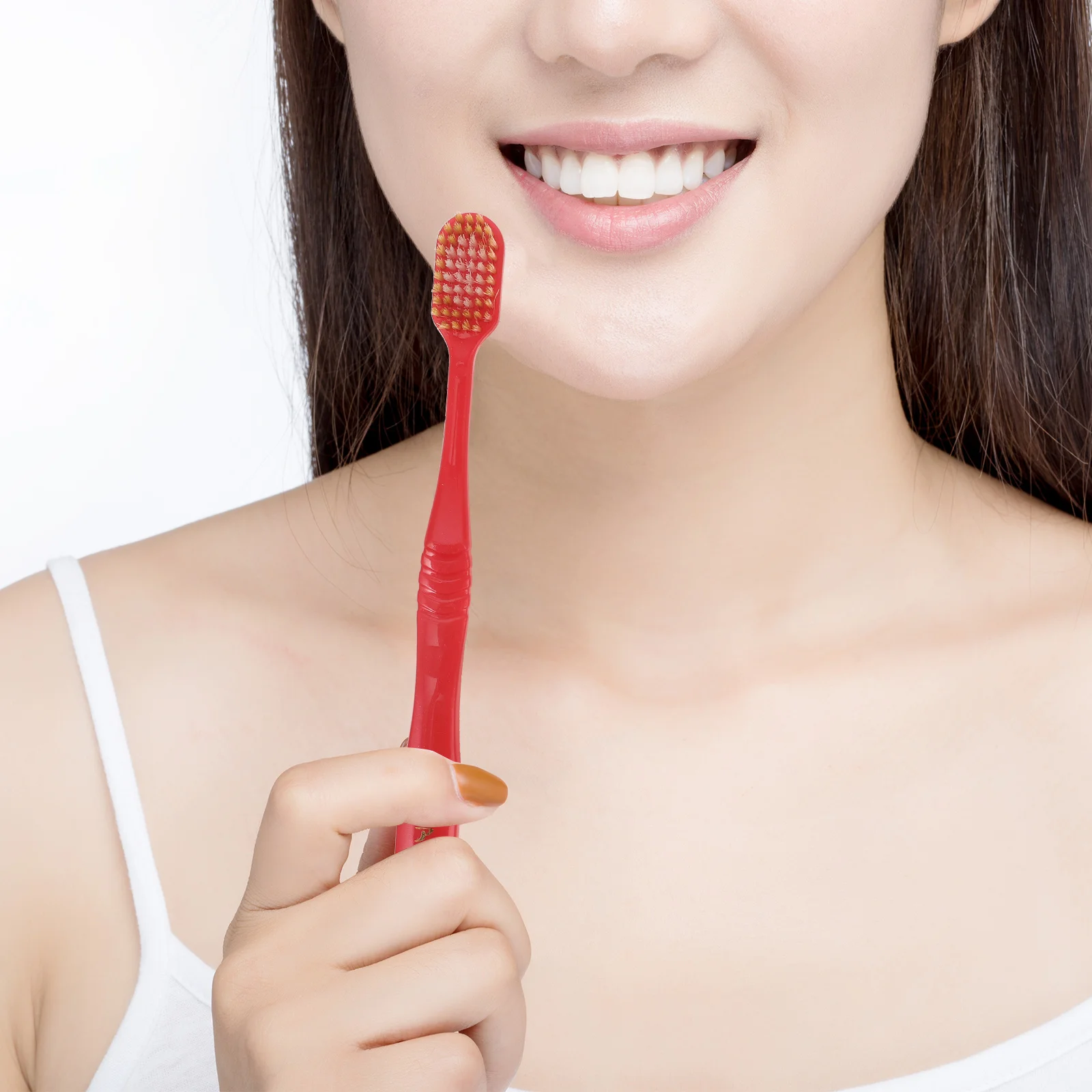 

10pcs Bamboo Charcoal Toothbrushes Oral Care Brushes Household Bathroom Accessories Plaque Removal Gum Health