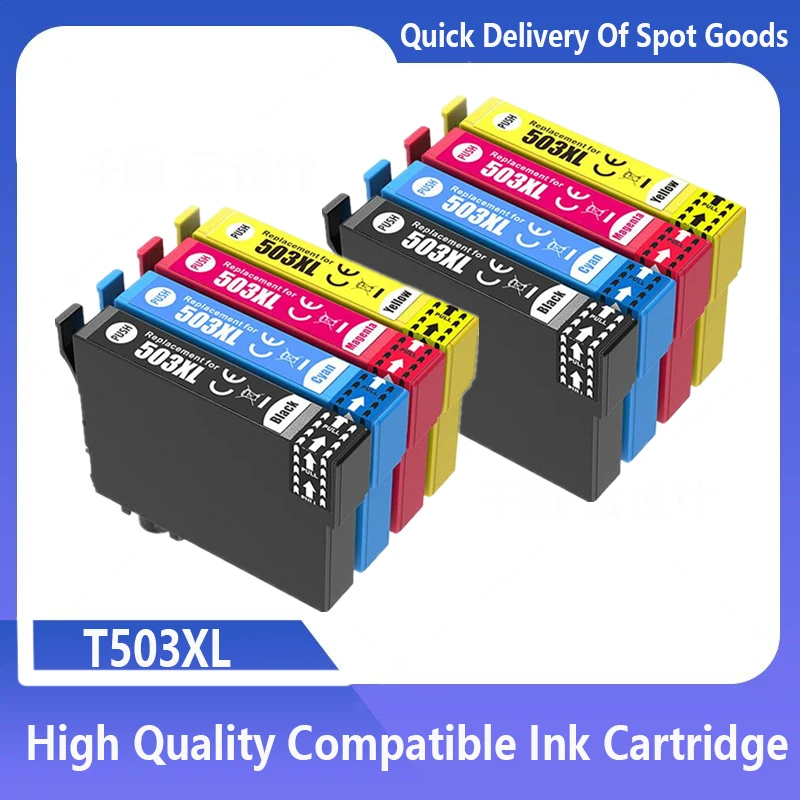 

503XL For Epson Ink Cartridge For Epson 503 T503XL T503 XP-5200 XP-5205 WF-2960FTNF WF-2965DWF 2960 5965 Printer