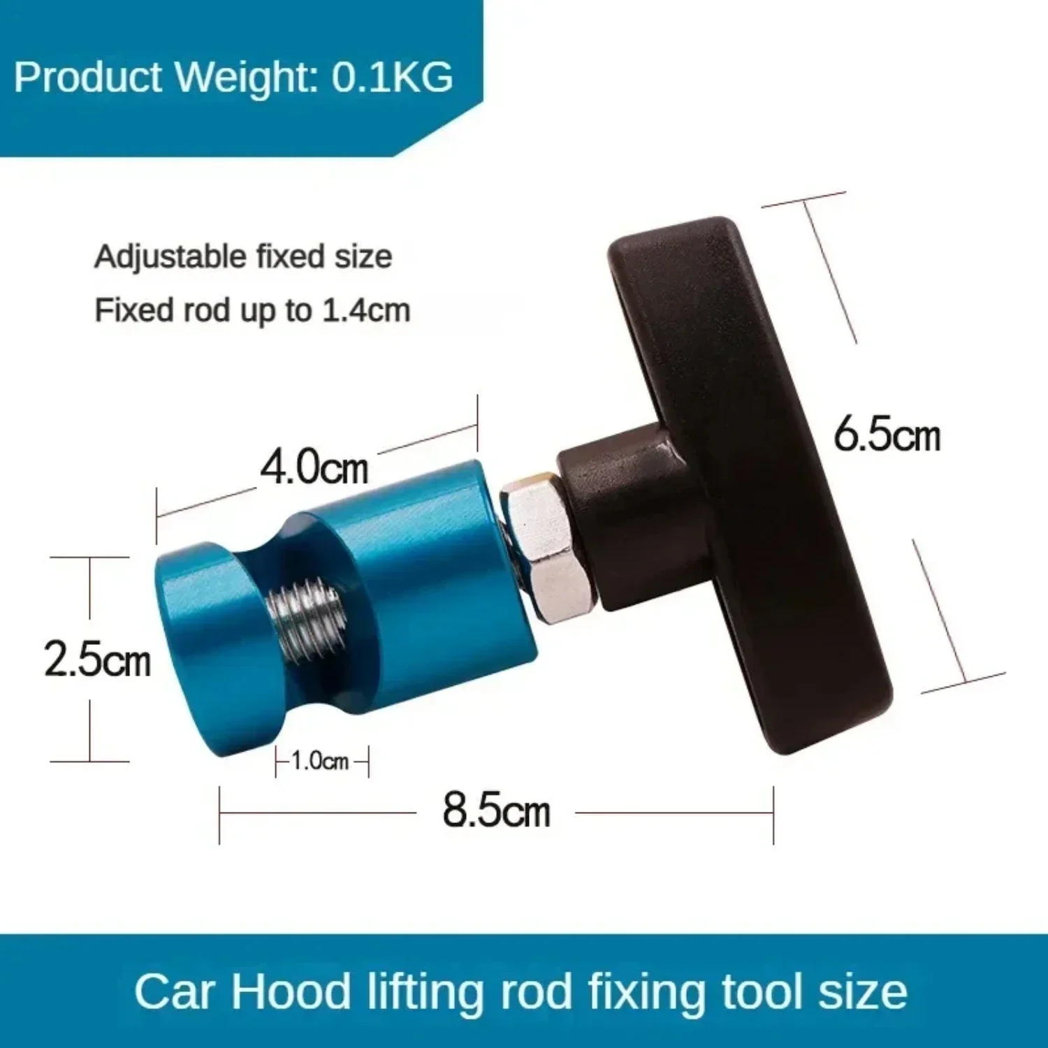 Secure and Stable Anti-slip 1PC Car Engine Cover Support Hood Lifting Rod Fixing Tool: Enhance Safety with Anti-skid Lever for C