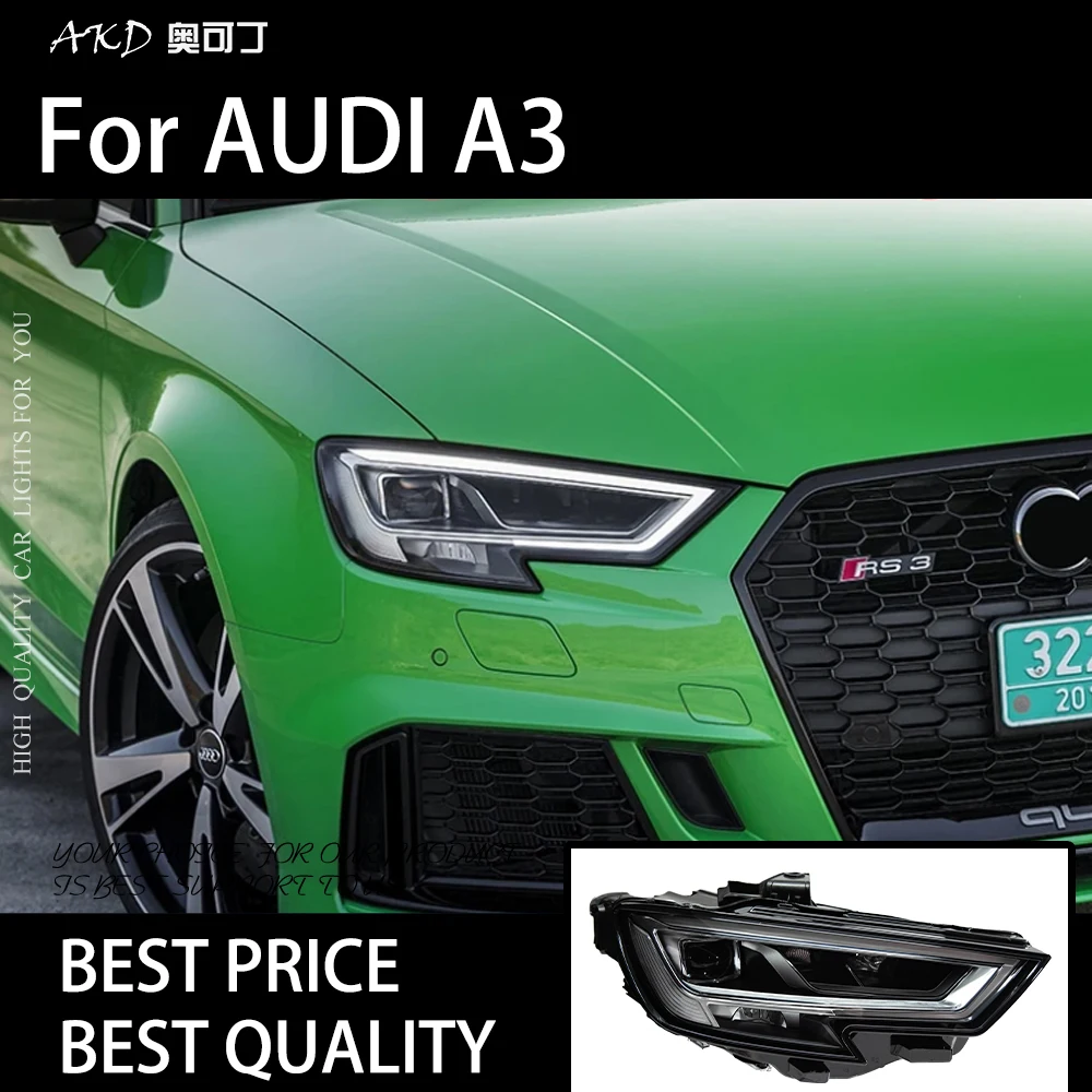 

Car Lights for Audi A3 8V 2013-2020 S3 RS3 Sedan Hatchback LED Auto Headlight Assembly Upgrade 2020 Style Design Accessories