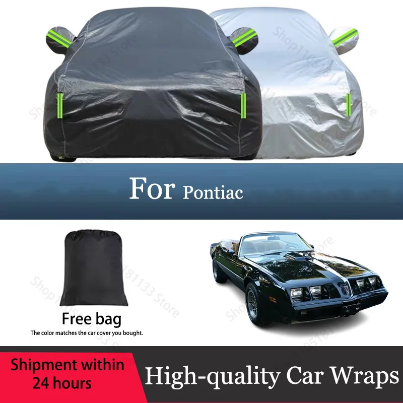 Cawanerl cubierta completa para coche Protector de lluvia y sol cubierta Anti UV para Pontiac Montana Torrent Vibe Bonneville Grand Prix Sunfire