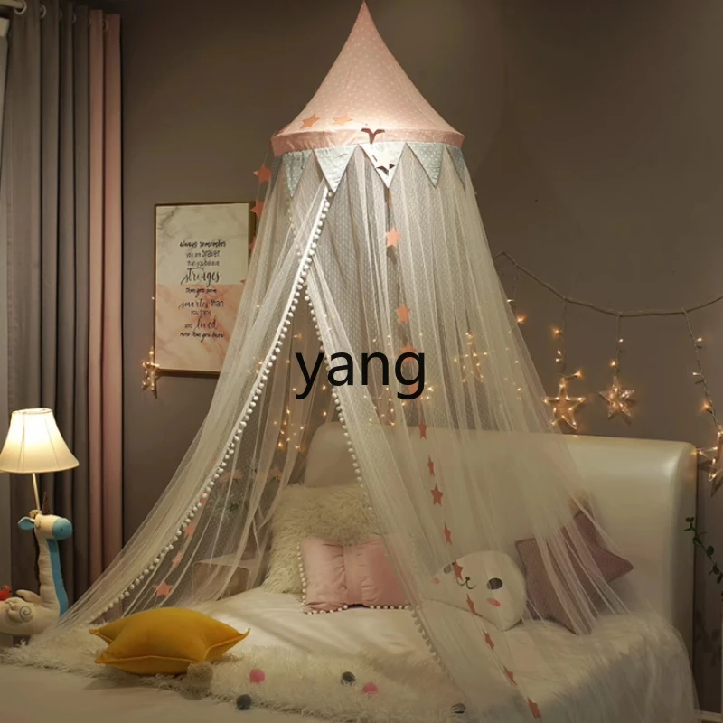

CX children's bed tent separate bed artifact girl heart room layout mosquito net