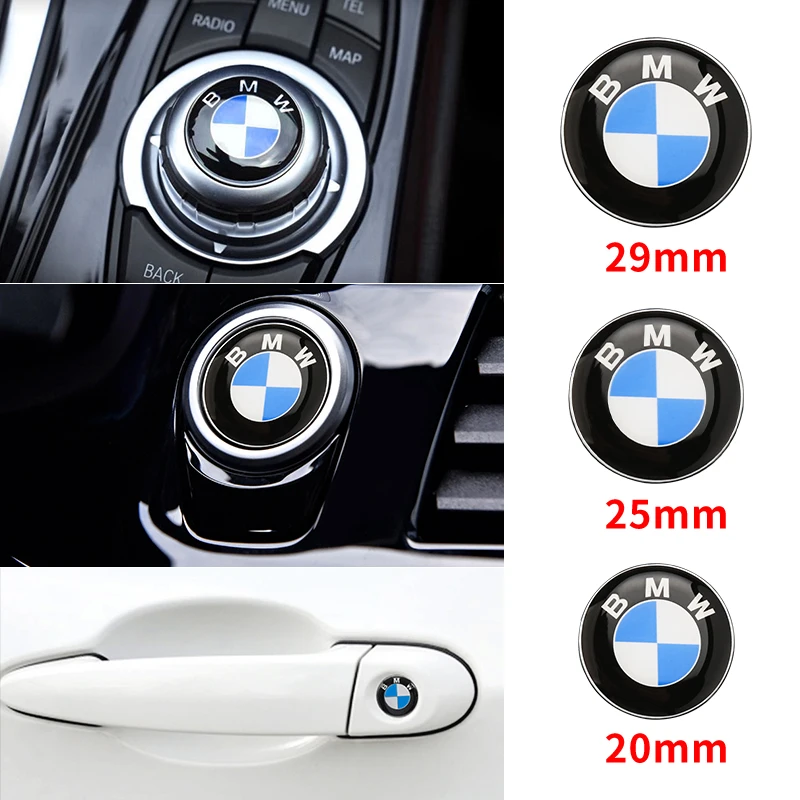 Epoxy Steering Sticker Interior body Sticker 11mm 18mm 20mm 25mm 29mm For BMW M Power Performance F10 F31 E36 E39 E87 E90 X3 X5