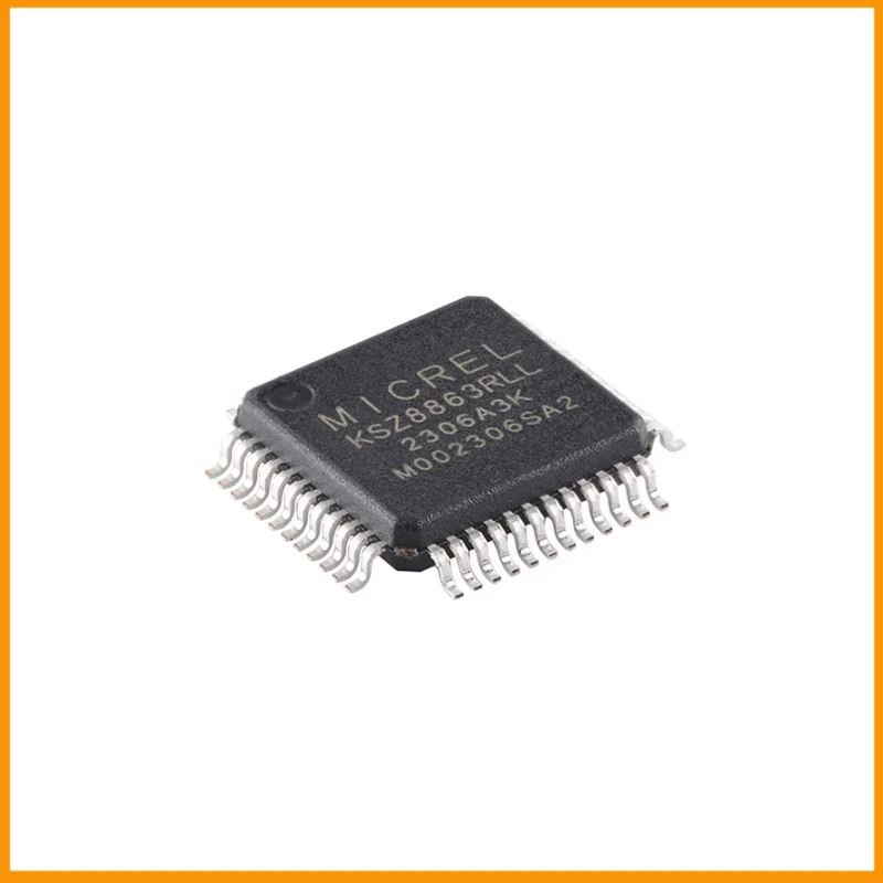 5~50PCS New Original   KSZ8863RLL  KSZ8863 Ethernet Switch 10/100 Base-T/TX PHY I2C, SPI Interface 48-LQFP (7x7)