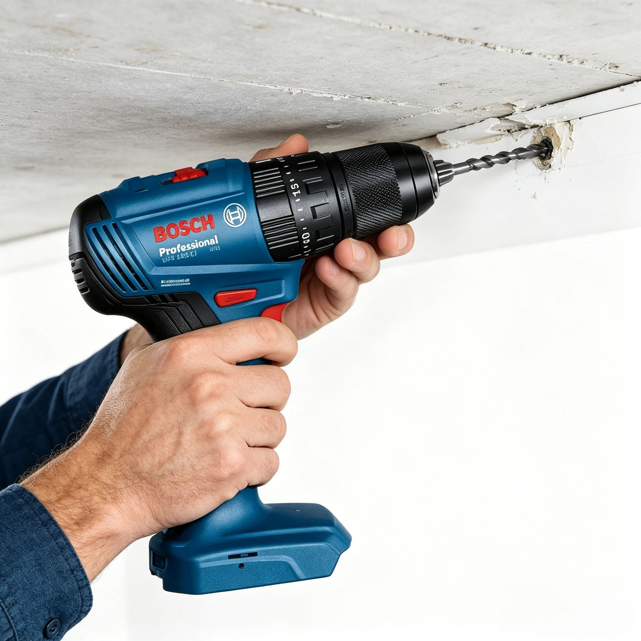 

Бесщеточная аккумуляторная ударная дрель-шуруповерт BOSCH GSB 185-LI 18В, многофункциональный электроинструмент GSB185-LI