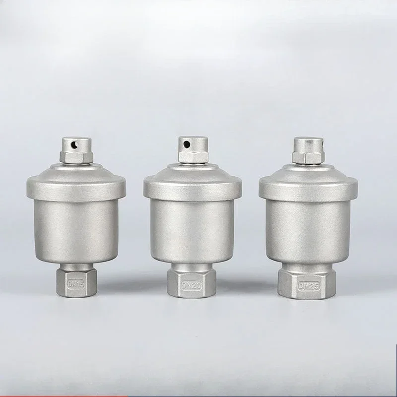 stainless steel 304 tap water pipe exhaust  heating valve steam valve P11 internal thread automatic exhaust