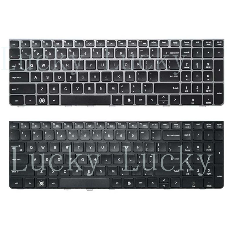 f For HP Probook 4530 4530S 4535 4535S Laptop Keyboard Black/ Silver
