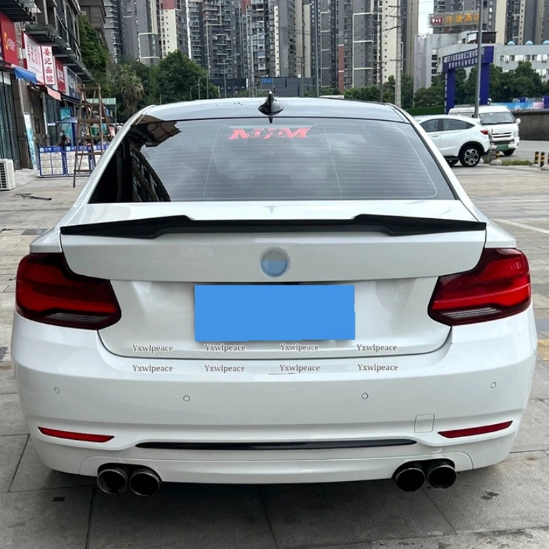 For BMW F22 M235i F87 M2 2014-2019 High Quality ABS Plastic Unpainted Color Rear Trunk Lip Spoiler Car Accessories