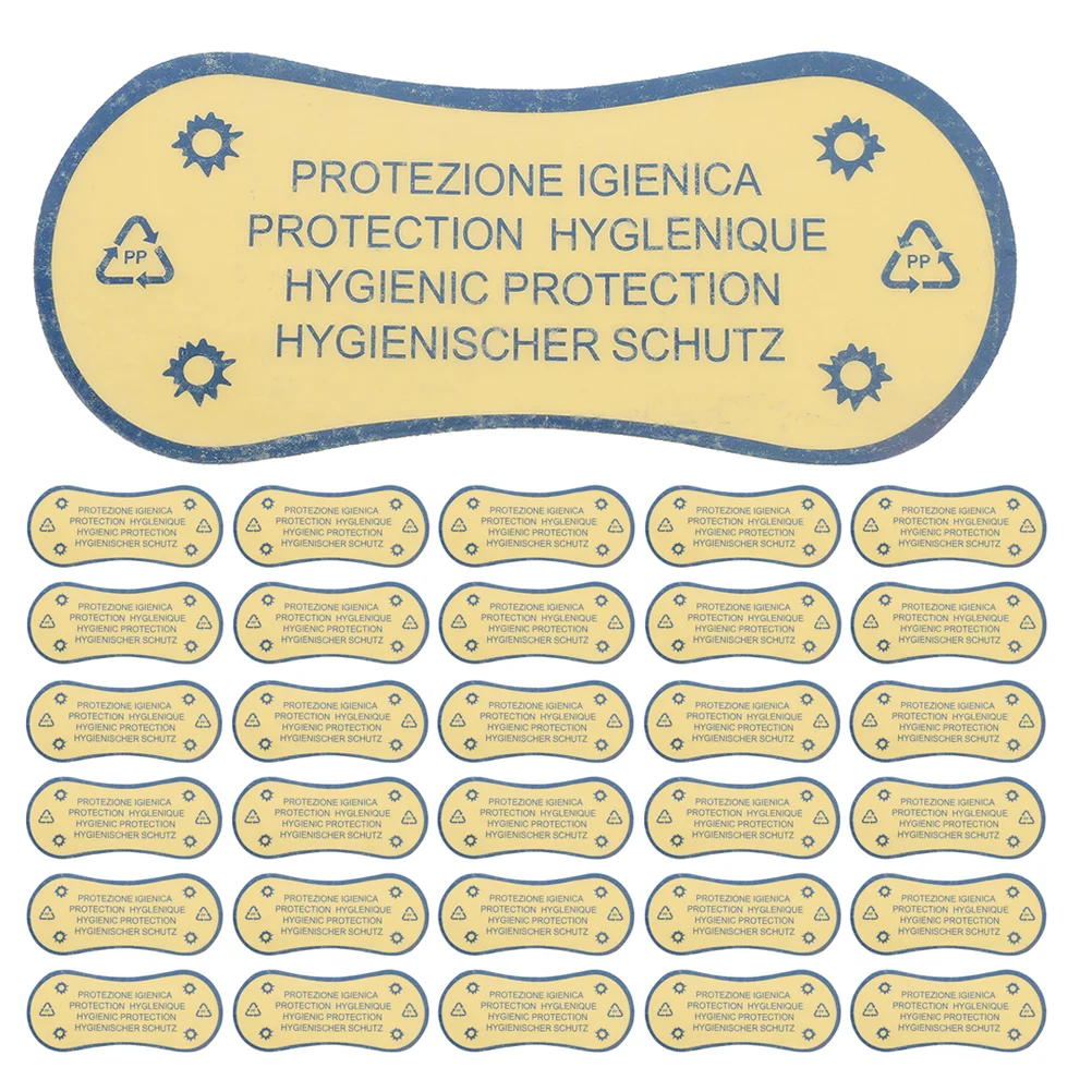 

100 Pcs Hygienic Swimsuit Stickers 4 8X11cm Adhesive Protective Liner For Swimwear Underpants Barrier Safe Retail