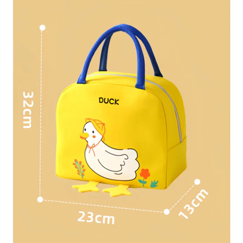 Cute Cartoon Handbag Waterproof Thermal Insulated Children Lunch Bag Portable Student Lunch Box Boys Girls Picnic Bento Bags 가방