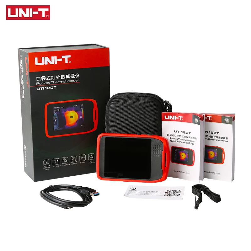 UNI-T UTi120T 10800 pixéis termográfica portátil para reparar a temperatura térmica da câmera infravermelha