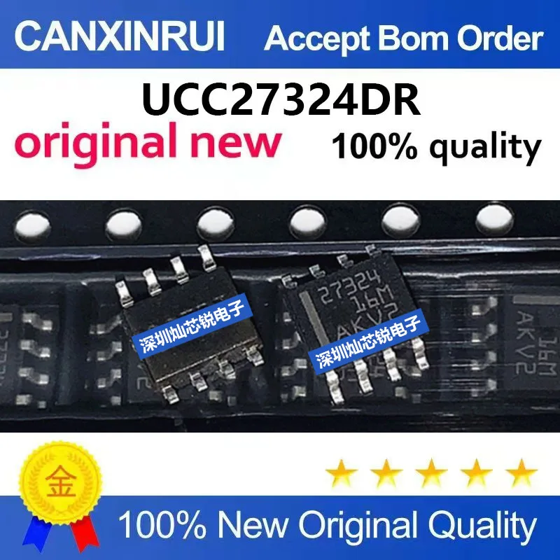 (5-100pieces)Brand New Original UCC27324DR 27324 SMD SOP8 Power Management Integrated Circuit