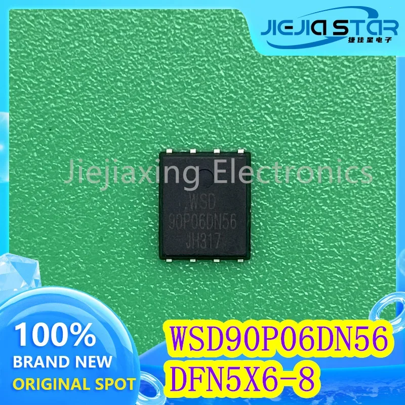 2pieces WSD90P06DN56 90P06DN56 100% new original in stock DFN5X6-8 chip IC electronics