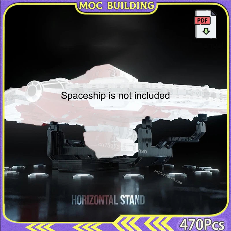 

Horizontal Display Stand for 75362 Model MOC Building Star Blocks Movie Bracket Holder Toys Christmas Gifts