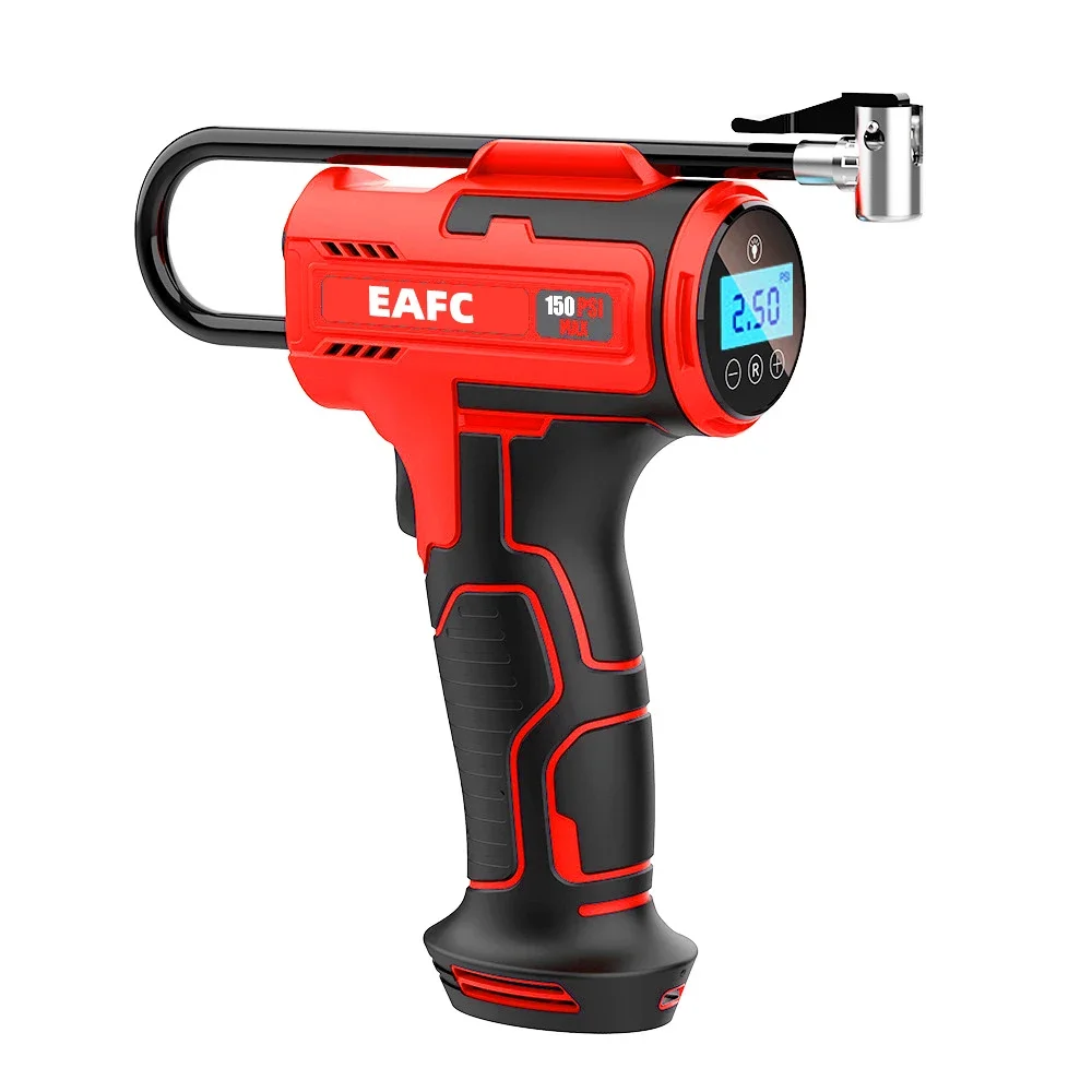 Nieuwe 150PSI Handheld Luchtcompressor Draadloos/Bedraad Opblaasbare Pomp Draagbare Luchtpomp Bandenpomp Digitaal voor Auto Fiets Ballen - afbeelding 1