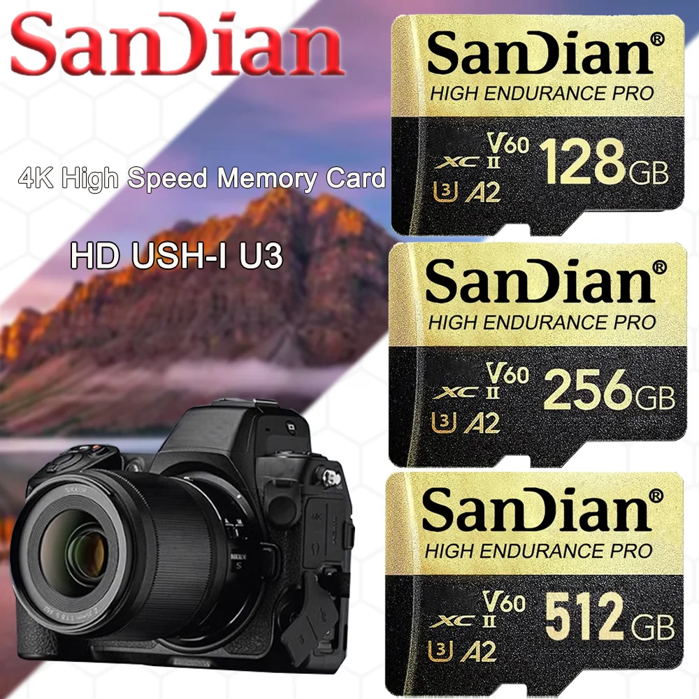 64GB Micro TF SD Card 128GB 256GB 512GB Memory Card TF SD U3 V30 For Tablet iPad Android Multimedia