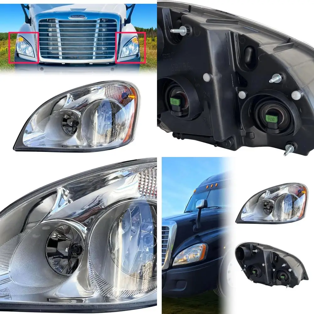 

Heavy-duty Headlights Fit for 2008-2017 Freightliner Cascadia, Driver Side