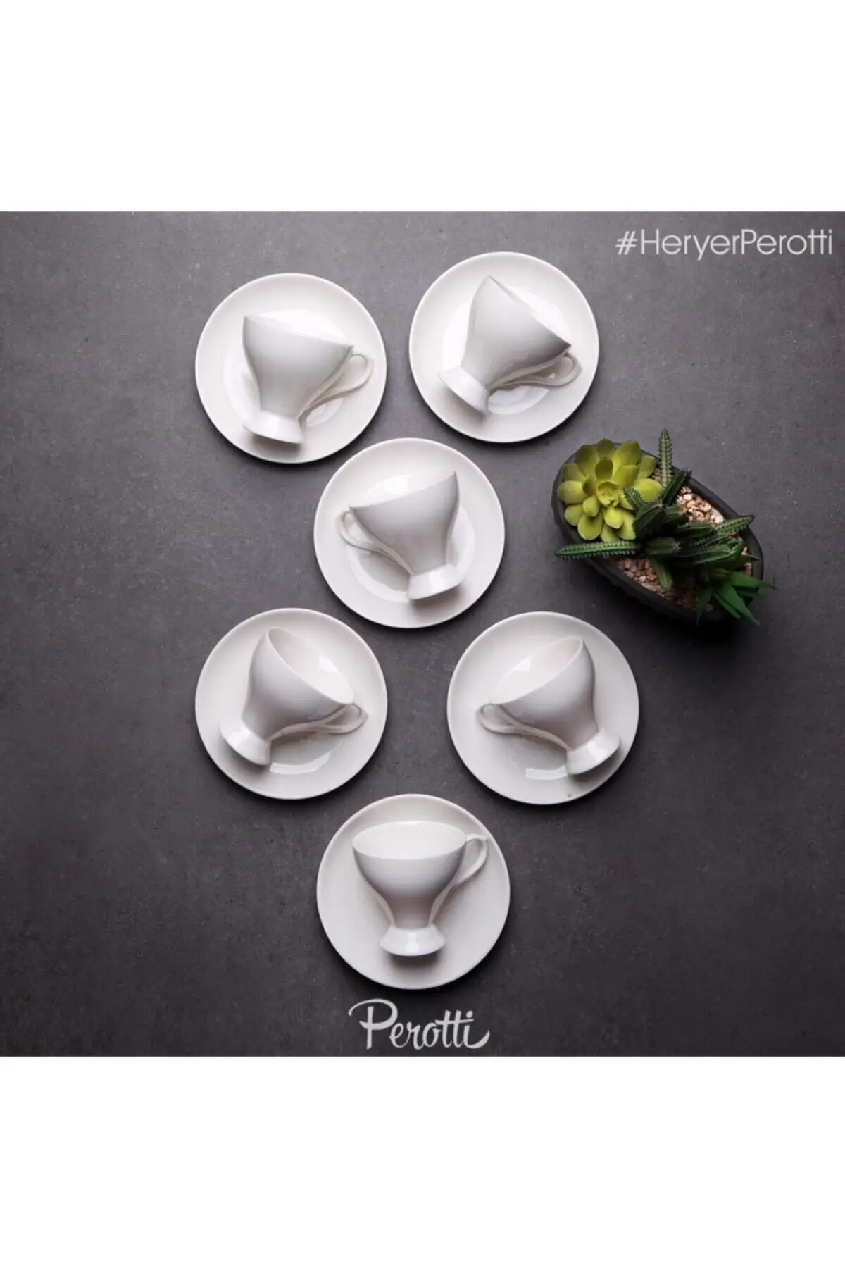 

DOLBOVI Valerio 6-white coffee cup set