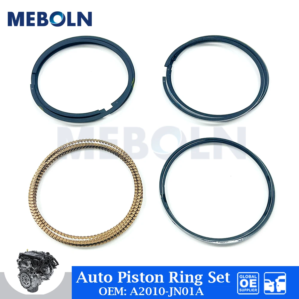 VQ25 Engine STD Piston Ring Set For Nissan Cefiro Leopard Cedric Fuga 2495cc 2.5L VQ25DE Car Accessories A2010-JN01A A2010JN01A