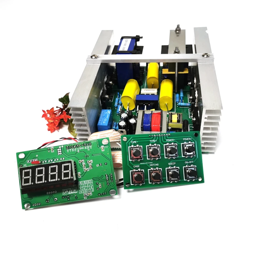 200w 40khz Ultrasonic Cleaning PCB Generator With Display Board Heating Function