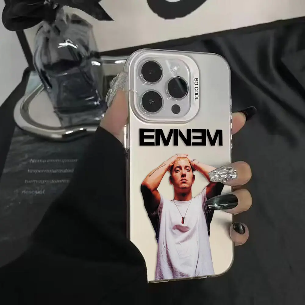 Capa de Celular Antichoque Singer Poster E-Eminem para Infinix HOT 70 NOTE 60 50 50I 40I 40 30 30I 20 20S 12 11 11S 10S