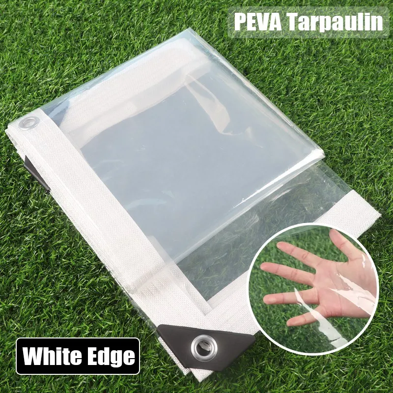 Anpassbare transparente PEVA-Plane für den Außenbereich, wasserdichter Zaun, Gewächshausfolie, regendichtes Tuch, Haustiere, Haus, Regenschutz, Pflanzenplane – Detail 10