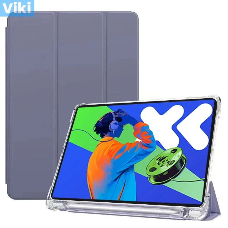 

For XiaoxinPad Xiaoxin Pad Pro 12.7 2025 Case with Pencil Holder Flip Stand TPU Back for Lenovo Xiaoxin Pad Pro 12 7 2025 Cover