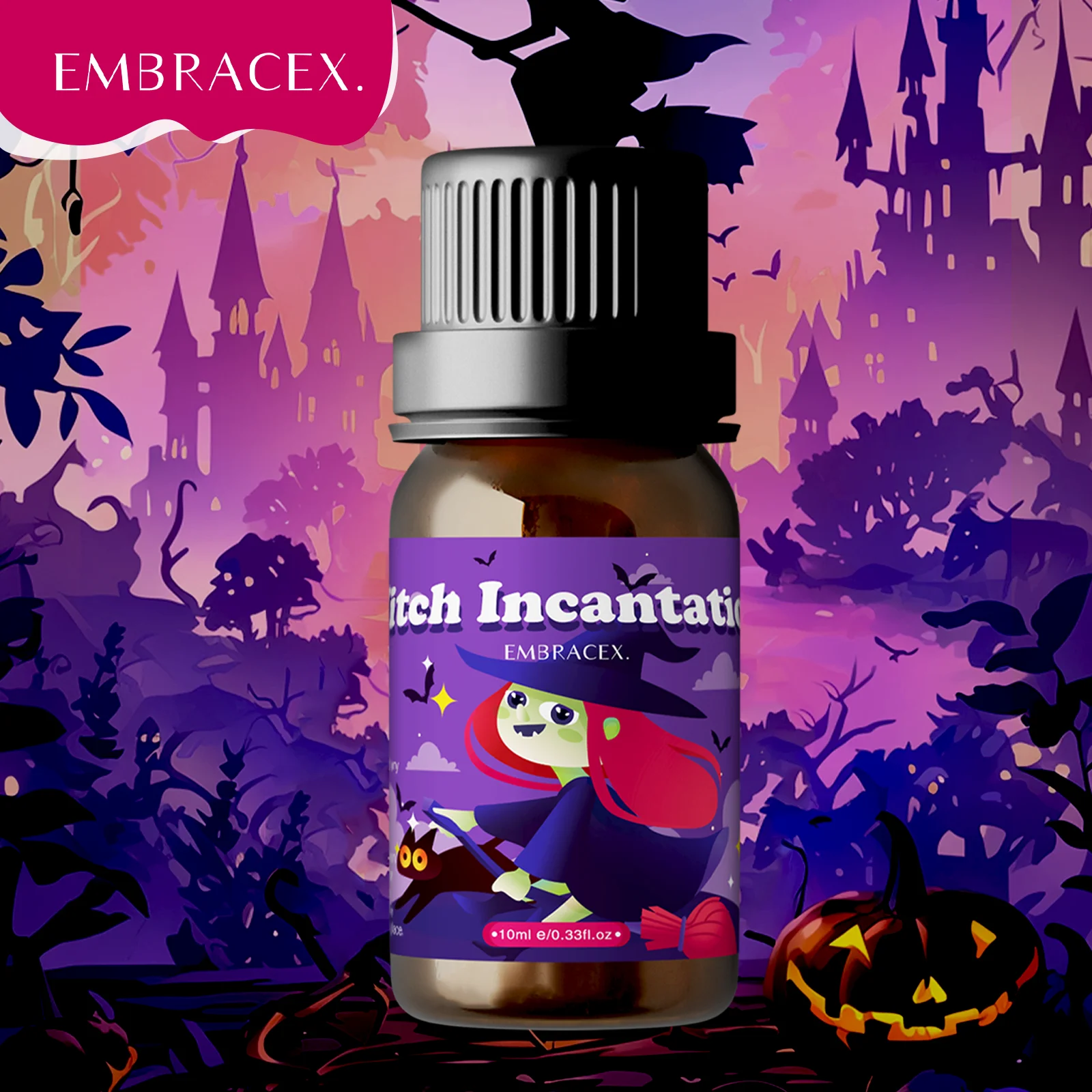 10ml Witch Incantation Essential Oil Fragrance Oils Perfume Halloween Soap/Candle Making Diffuser Halloween Gifts