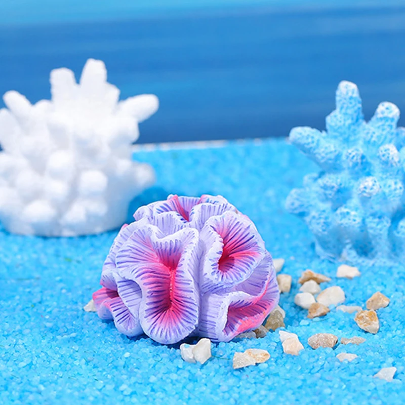 Akuarium tangki ikan, dekorasi lanskap Resin simulasi bintang laut lanskap mikro ornamen kecil akuarium dekorasi tangki ikan