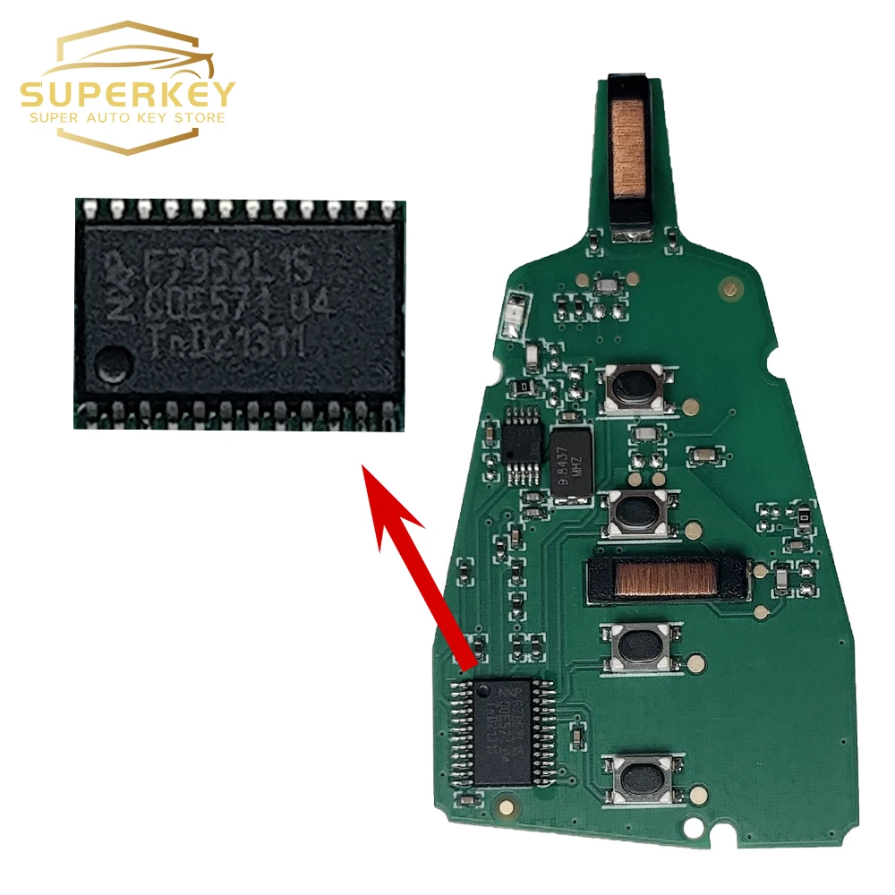 SUPERKEY SY5SVISMKFNA04 SVI-SMKFEU04 Remote Control Car Key Fob ID46 PCF7952 Chip For Hyundai Veracruz 95440-3J500/ 95440-3J600