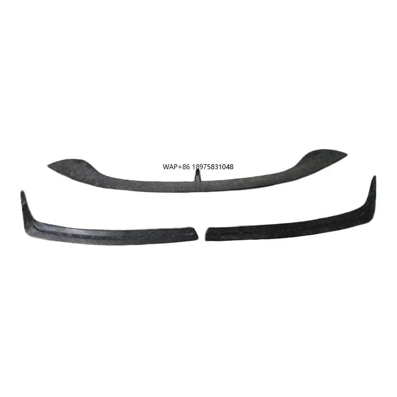 For F12 Body Kit RZ Style Forged Carbon Fiber Front Lip Bumper Upgrade Stylish Carbon Body Parts