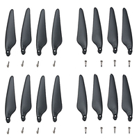 16PCS Propeller Spare Part for Hubsan Zino H117S ZINO 2 Drone Wifi FPV Quadcopter Main Blade Wing Rotor Accessory