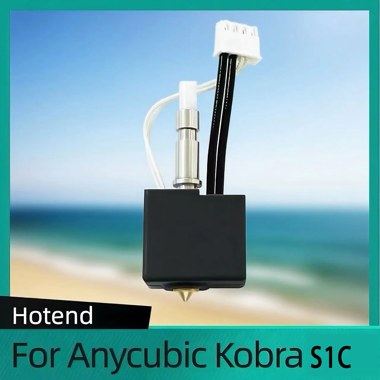 

Комплект хотэнда для 3D-принтера Anycubic Kobra S1 Combo/S1C, латунное сопло 0,4 мм, легко сменяемый хотэнд, 320 ℃ Нагревательный блок и термобарьер