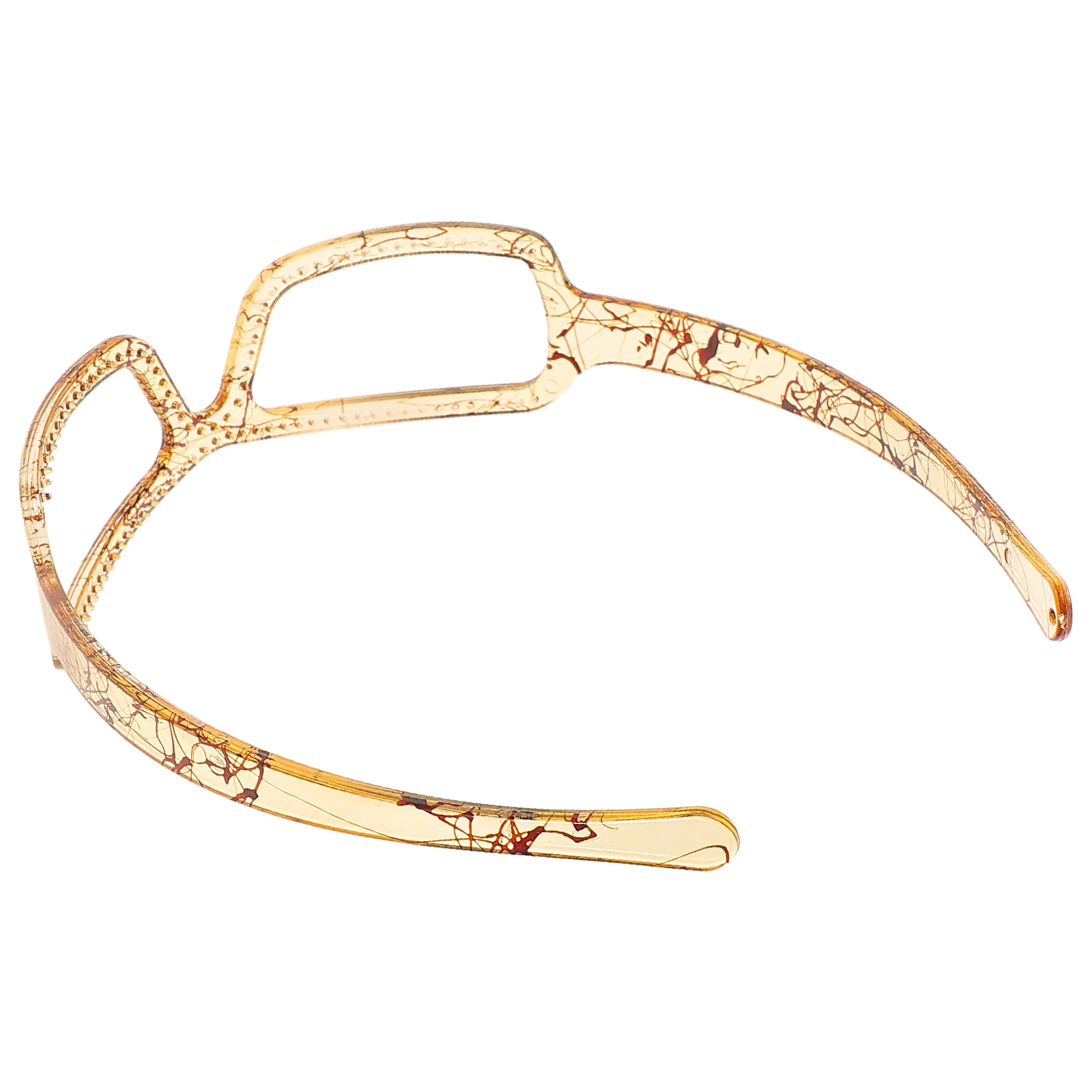 

Resin Headband Style Lightweight Hairpin Headband Everyday Use Versatile Women Hair Accessories Plastic Hoop Hairpins