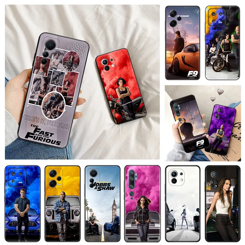 Ultra Thin Fast Furious 9 Paul Black Phone Case for Redmi Note13 4G 12s 12c 13c Note12 Xiaomi 13 12 Lite 12x 12t Pro Cover