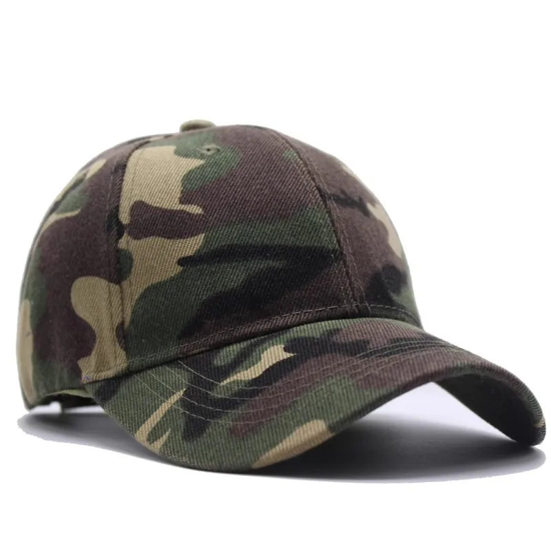 Camouflage Baseball Cap Women's Men's Snapback Hip Hop Cap Group Activity Camo Hats For Women Men Army Cap Female Bone Male