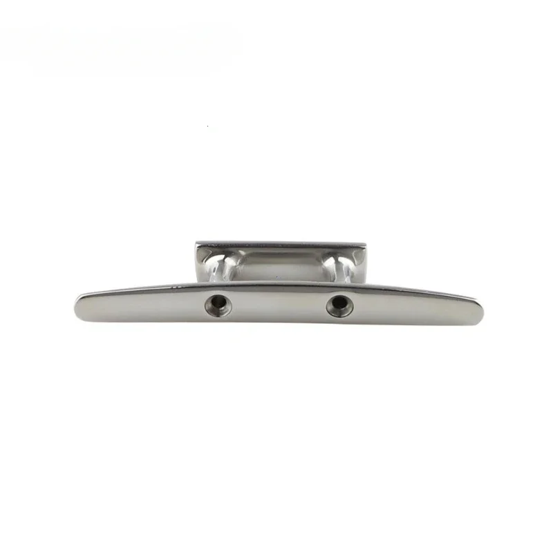 1Pc 4 5 6 8 Inch Combo Mooring Cleat 2 Hole 316 Stainless Steel Polished For Marine Boat Deck Rope Tie Yacht Set Kit