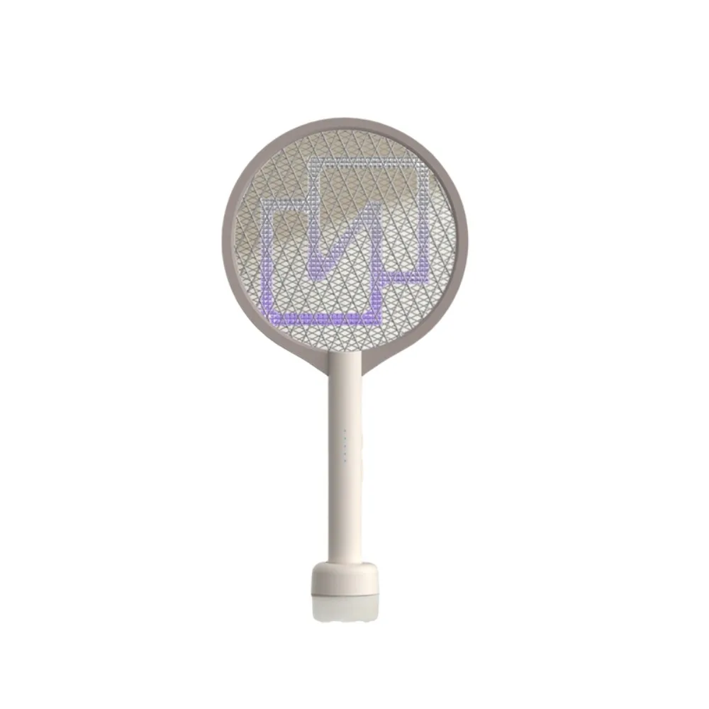 

USB Rechargeable Electric Mosquito Swatter Long Battery Life Safety Netting Mosquito Trap Upright Insects Racket Living Room