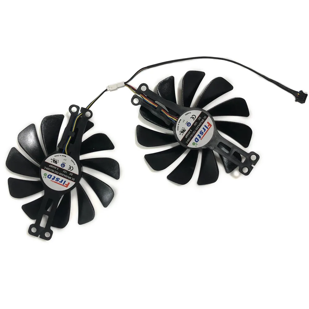 FY09015M12LPA,CF1010U12S,FDC10U12S9-C, ventilador para tarjetas gráficas, enfriador GPU, 2 unids/set, 95mm(100mm), para XFX RX 6600 XT RX 6600XT