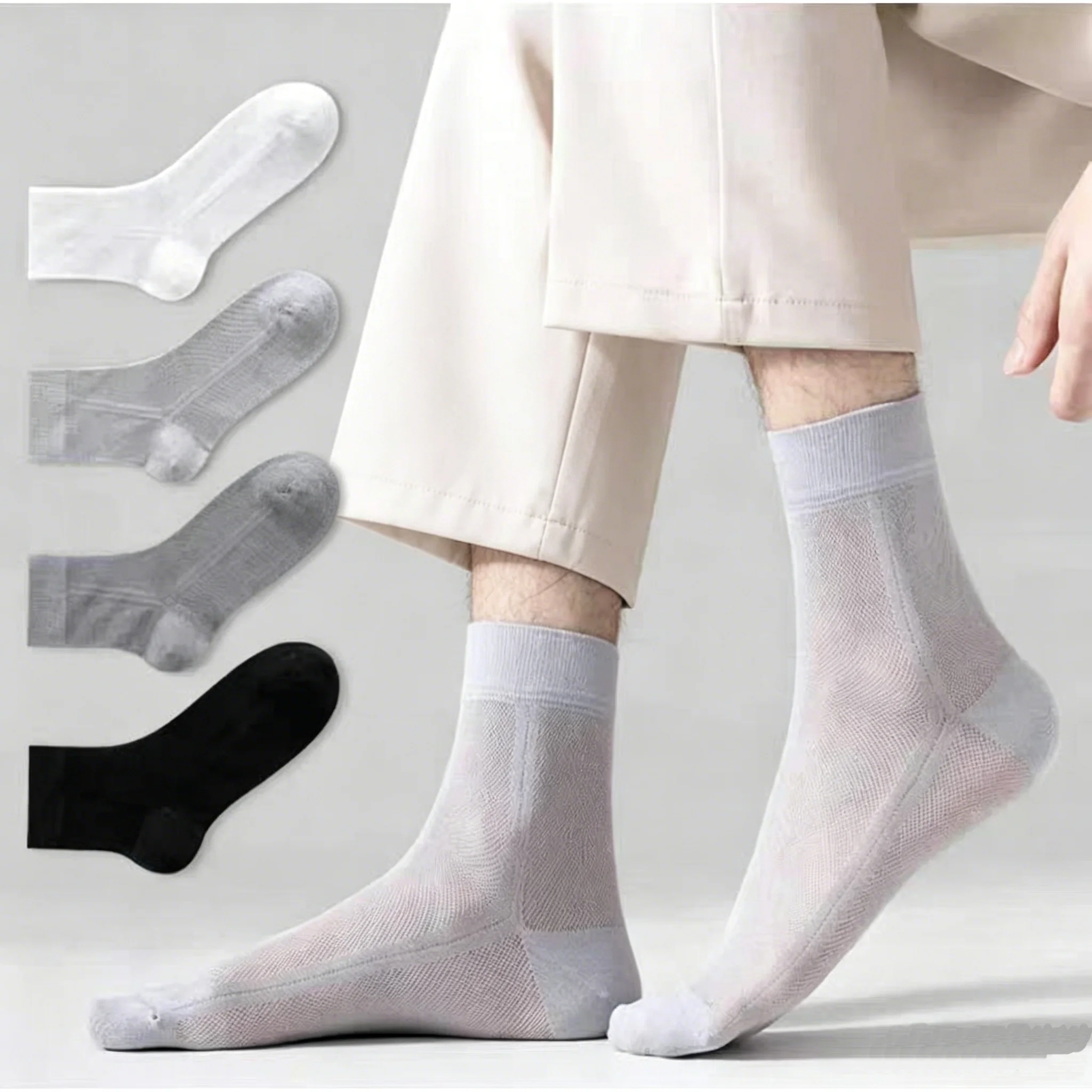 5 paires de chaussettes mi-mol - Dress Sock Men avis et prix