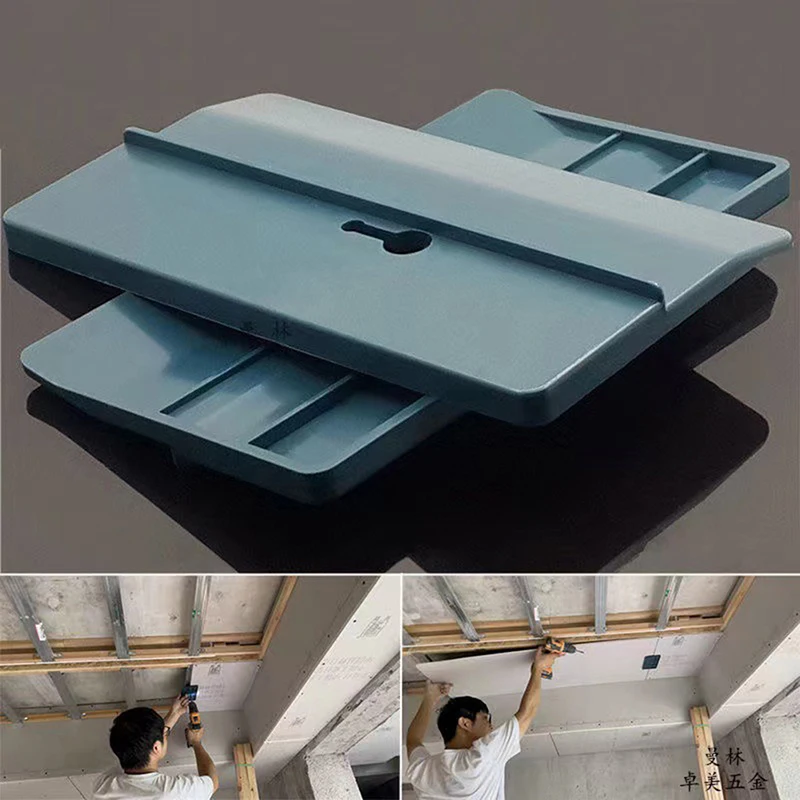 Novo 2 pçs ferramenta de fixação de placa de gesso, levantador de painel suporta o lugar da placa instalação ferramenta de montagem de drywall placa de gesso