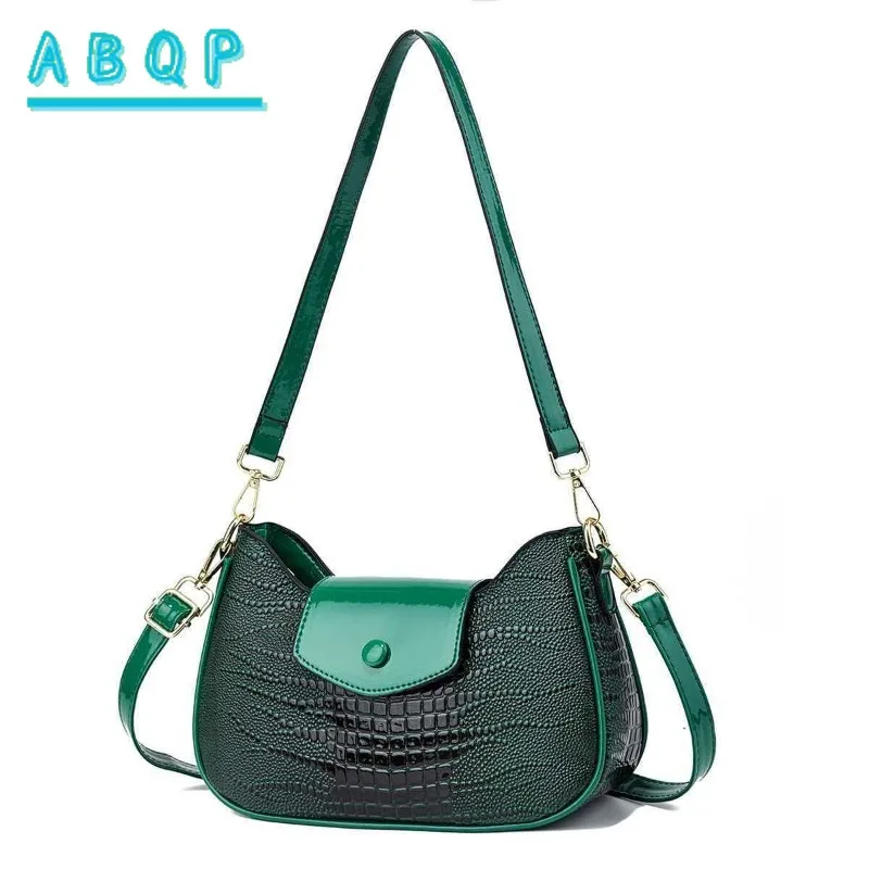 Women's Shoulder Bag Luxury Brand Crocodile Pattern Fashion Women's Shoulder Crossbody Bag Personality Simple Casual Women's Bag