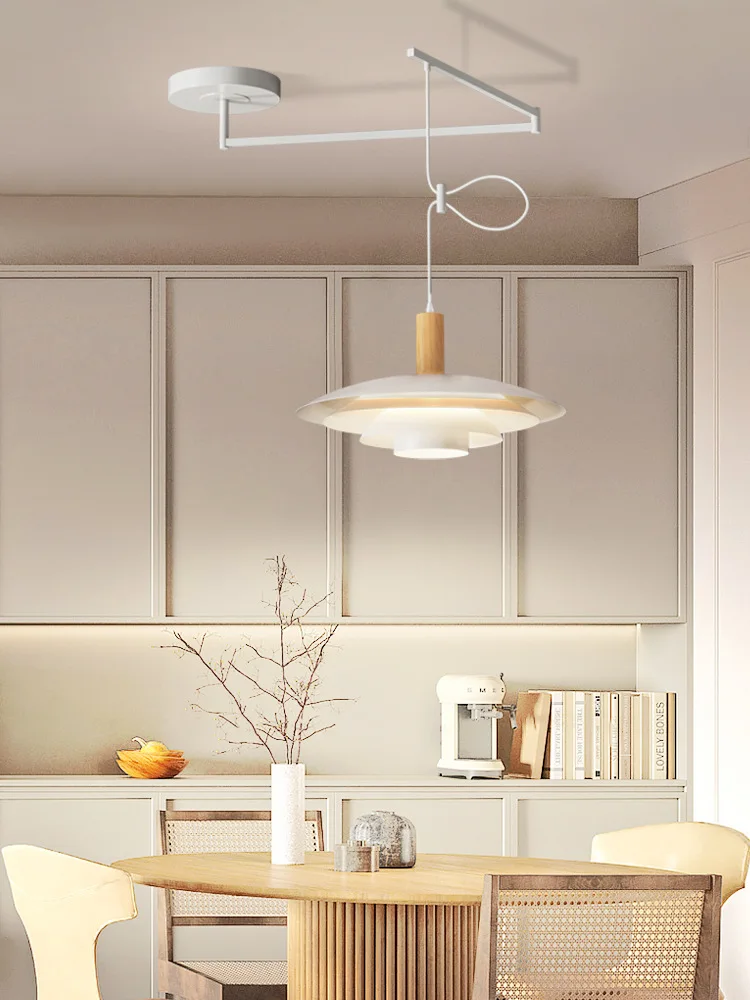 Rocker Arm Pendant Lamps Dining Table Hanging Light Swing Arm Suspended Ceiling Lights Kitchen Island Bar E27 Illuminaire