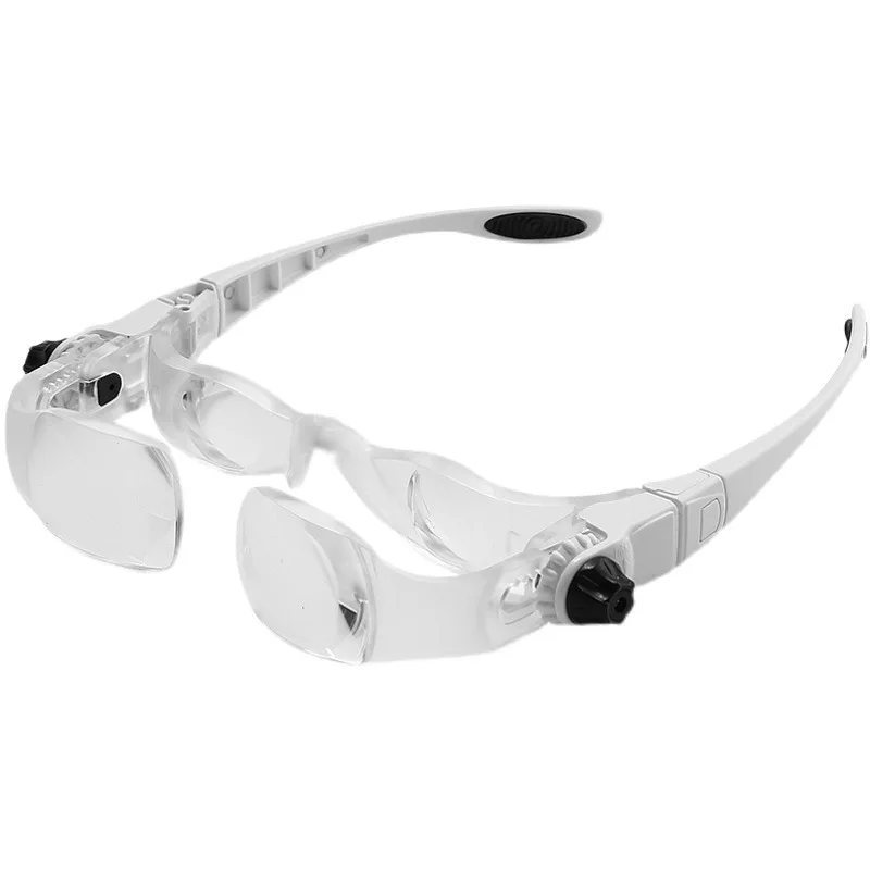 U50 Upgraded 1.5-3.8X Adjustable Magnifer Wearable Reading Adjustable Glasses Magnifying Glass Electronic Repair Welding