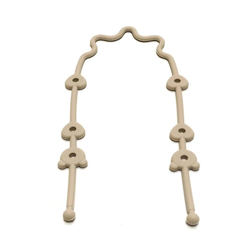 Pacifier Clip for Babies, Silicone Holder with Safety Straps