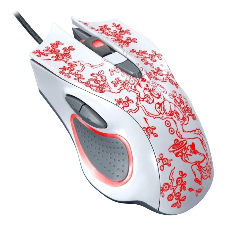 169 Wired Mouse Usb Interface Desktop Laptop Esports Gaming Luminous Internet Cafe Mouse 2400dpi Chinese Style Wind