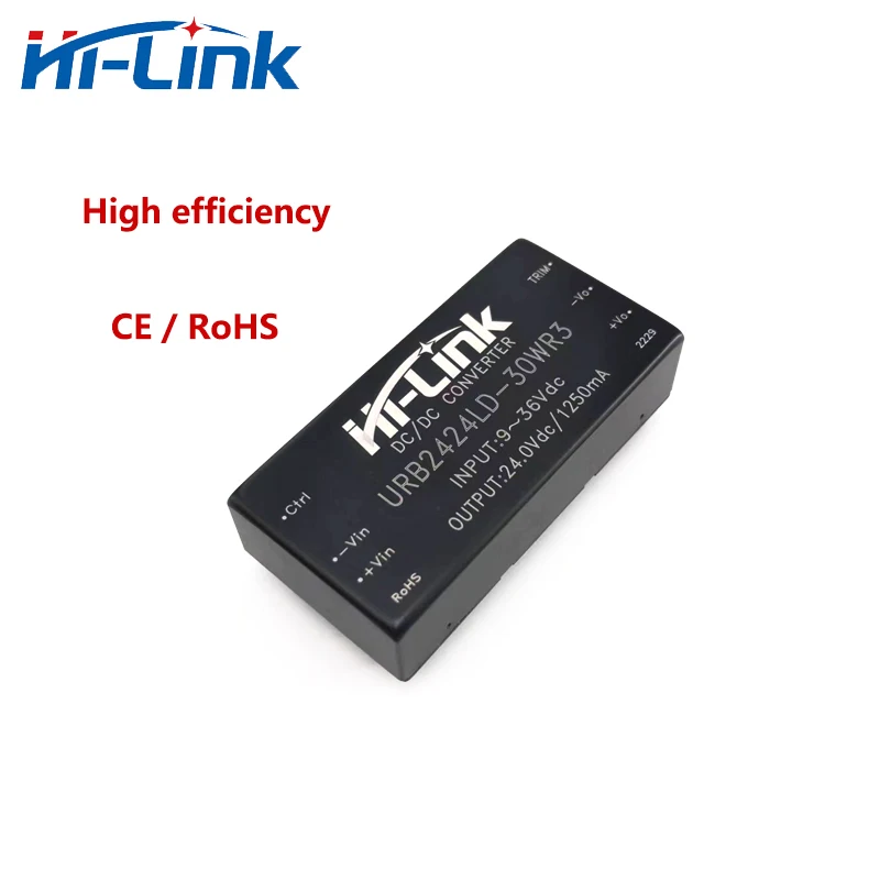 Hi-Link kleine Größe URB2424LD-30WR3 30W 24V 1,25 A DC DC-Wandler isolierte Strom versorgung intelligentes Modul Unterhaltung elektronik