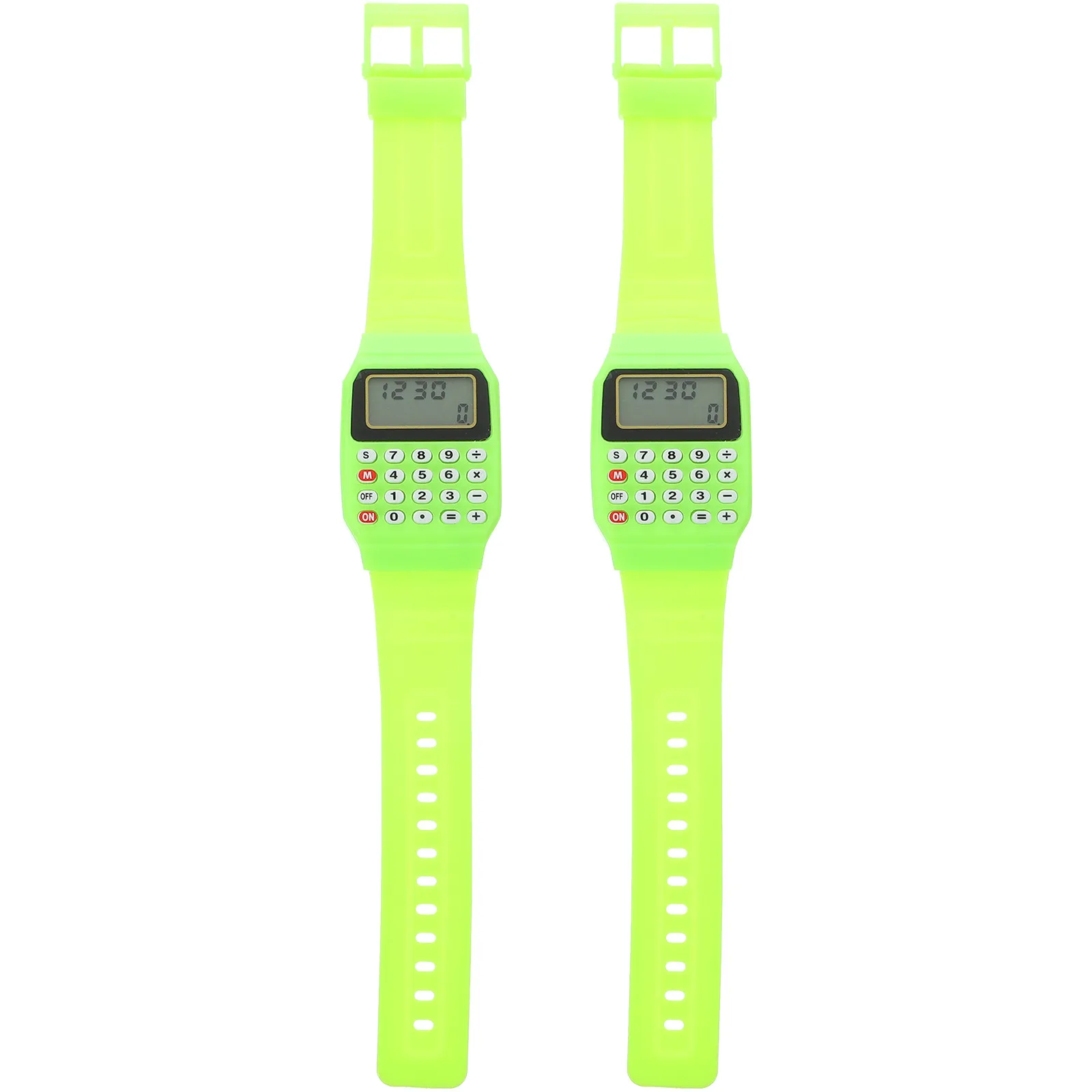 

2 зеленых наручных часов с функцией расчета времени, подарок на день рождения