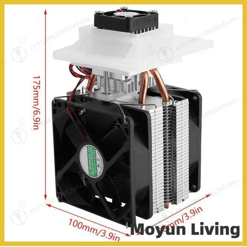 12V 72W Semiconductor Refrigeration Thermoelectric Cooler Module Home/office Air Cooling Dehumidification System Diy Kit